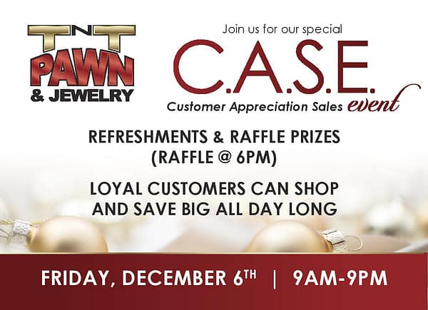 TNT Pawn & Jewelry Las Vegas Phoenix annual Customer Appreciation Sales Event